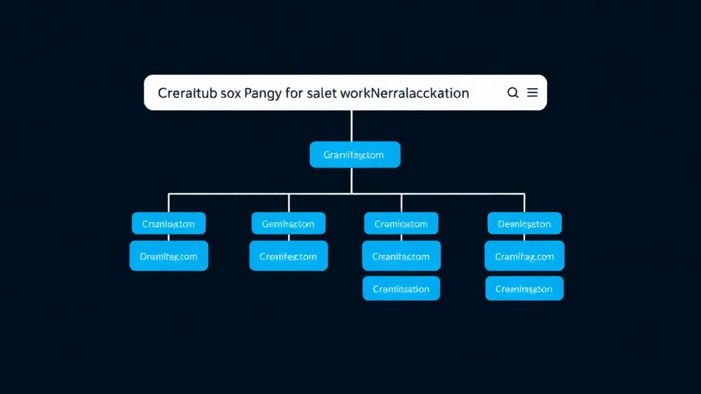 Website URL structure hierarchy diagram showing clean directory paths for medical practice location pages