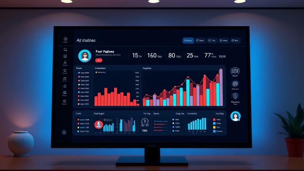 AI powered patient analytics dashboard showing personalized medical marketing insights and engagement data